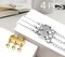 Necklace Layering Clasp Jewelry Separators Gold and Silver Magnetic Multiple Necklace Clasp for Women Layered Look (4pcs Gold + Silver)